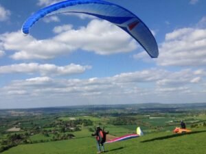 Bikepacing south downs way paragliding cycle touring