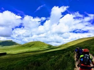 The Gap MTB Ride Brecon Beacons Fan-y-big climb