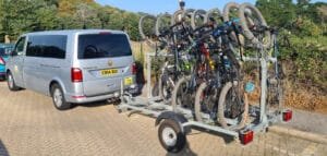 Cycling the south downs way