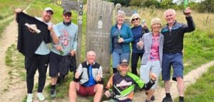 Cycling the south downs way