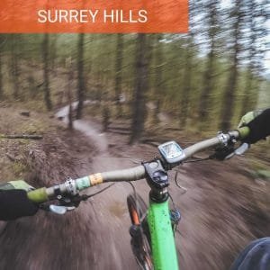 monthly Guided rides on the Surrey Hills mountain biking