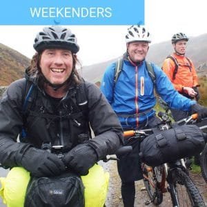 Bikepacking weekend Intro wild camping guided rides south downs bothy biking bivvy biking