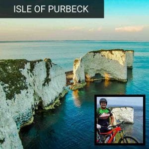 monthly mtb rides Isle of purbeck mountain biking old harry rocks corfe castle