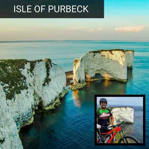 monthly mtb rides Isle of purbeck mountain biking old harry rocks corfe castle