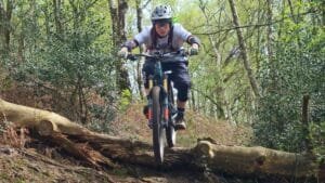 Advanced singletrack ride on the Surrey Hills, close to London. The Trailblazer