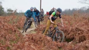 Advanced singletrack ride on the Surrey Hills, close to London. The Trailblazer