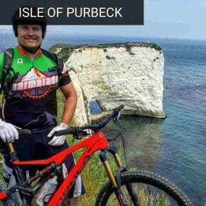 Intro to MTB on the Purbeck Hills guided mtb ride corfe castle old harry rocks
