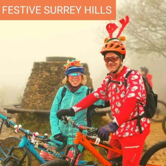 Surrey Hills Christmas MTB Ride Festive Singletrack Guided Ride