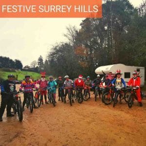 Surrey Hills Christmas MTB Ride Festive Singletrack Guided Ride