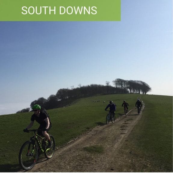 South Downs Mountain bike ride guided rides near brighton