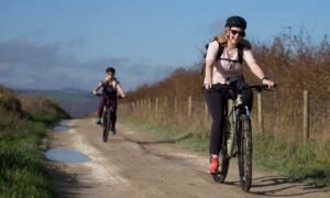 mountain biking for team building corporate events activities near london brighton cycling activity