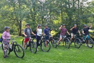 mountain biking for team building corporate events activities near london brighton cycling activity
