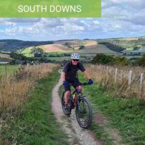 Beginner mountain biking near Arundel West Sussex Bike hire from Riverside South Downs