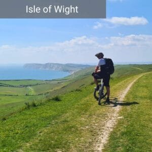 Mountain bike across the isle of wight