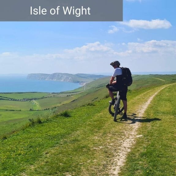 Mountain bike across the isle of wight