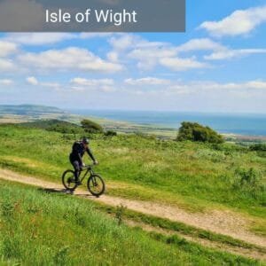 Mountain bike across the isle of wight