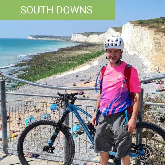 Birling gap seven sisters country park cuckmere haven guided mtb rides bike hire saltmarsh farmhouse