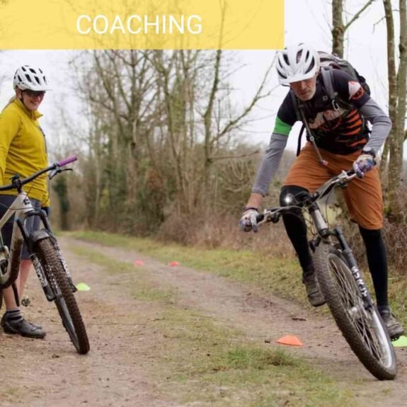 Mountain bike skills coaching on the surrey hills for beginners novice intermediate
