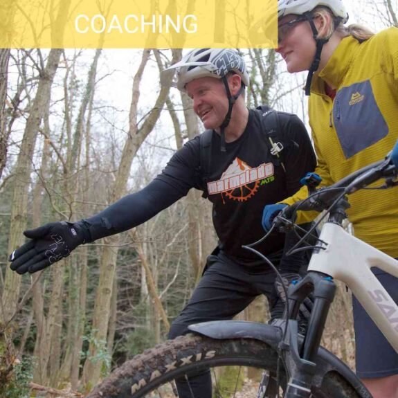 Mountain bike skills coaching on the surrey hills for beginners novice
