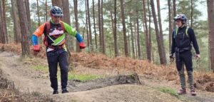 Coach and Ride Jumps and Drops with Marmalade MTB on the Surrey Hills near London