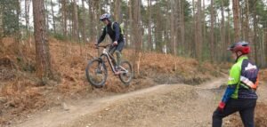 Coach and Ride Jumps and Drops with Marmalade MTB on the Surrey Hills near London