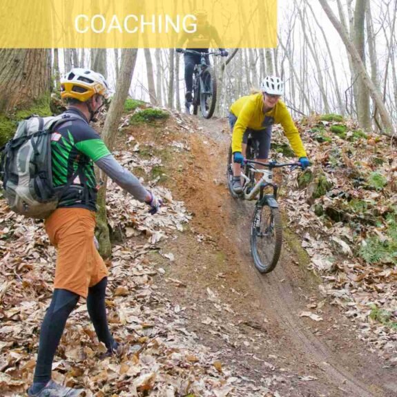 Mountain bike skills coaching on the surrey hills for intermediate and advanced riders