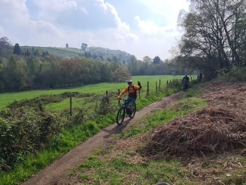 MTB events on the Surrey Hills near London