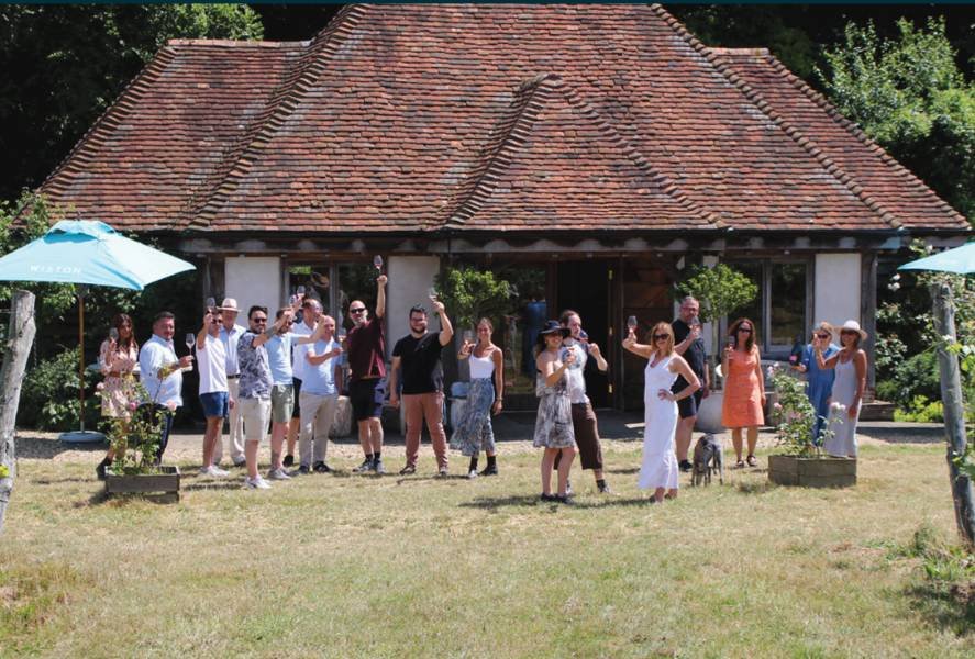 Wiston Vineyard Corporate Events near London Cycling