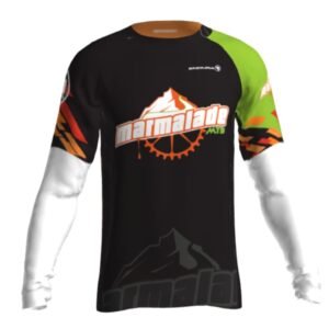 Custom Endura mountain biking jersey Marmalade MTB short sleeve
