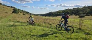Cycling the south downs way from Winchester to Cocking.