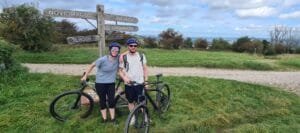 Bignor Hill and Roman history whilst cycling the south downs way