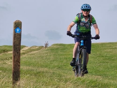 Cycling the south downs way. Guided day rides with Marmalade MTB