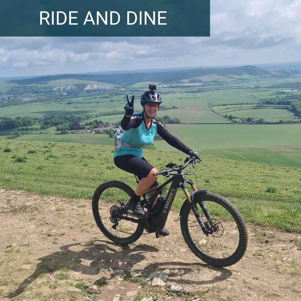 Ride and Dine on the Wiston Estate. Guided mountain bike ride and lunch near london