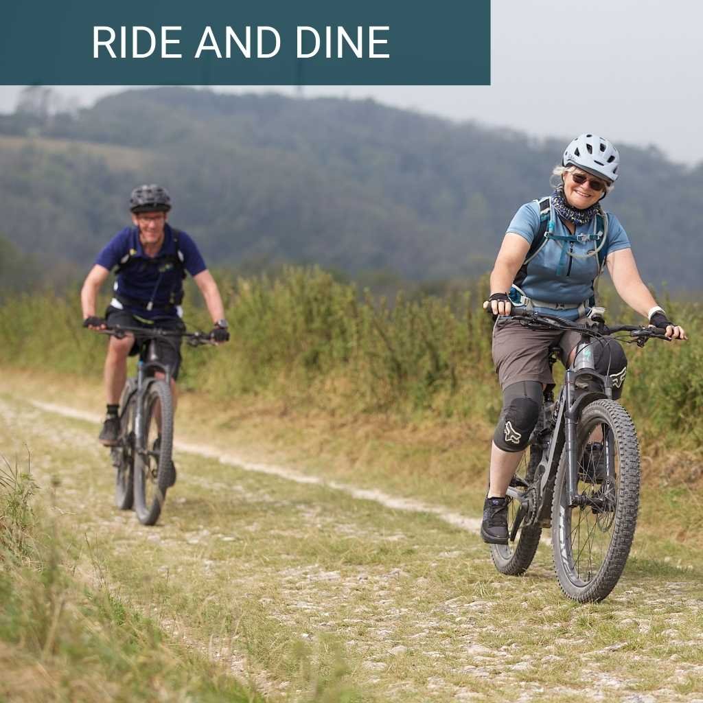 Ride and Dine on the Wiston Estate. Guided mountain bike ride and lunch near london