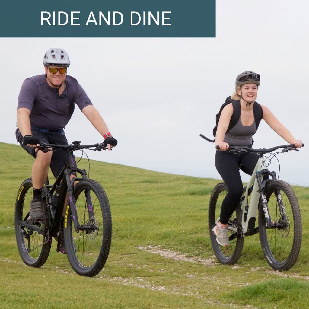 Ride and Dine on the Wiston Estate. Guided mountain bike ride and lunch near london