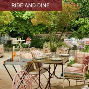 Goodwood Ride and Dine at the Farmer, Butcher, Chef restaurant. Active retreat close to London