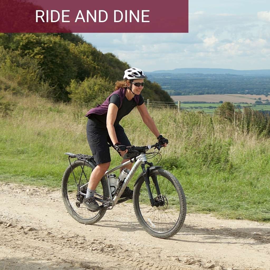 Goodwood Ride and Dine at the Farmer, Butcher, Chef restaurant. Active retreat close to London