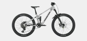 Example of a full suspension mountain bike for children for the Surrey Hills