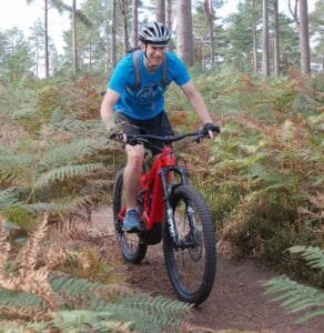 Surrey Hills MTB weekender near London. Two day trip trail riding and cross-country mountain biking