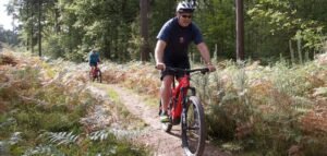 Surrey Hills MTB weekender near London. Two day trip trail riding and cross-country mountain biking