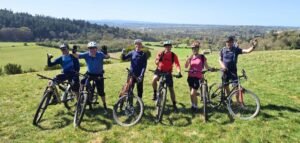 Surrey Hills MTB weekender near London. Two day trip trail riding and cross-country mountain biking