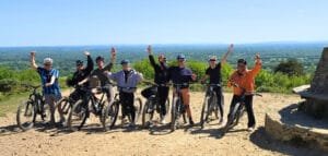 Surrey Hills MTB weekender near London. Two day trip trail riding and cross-country mountain biking