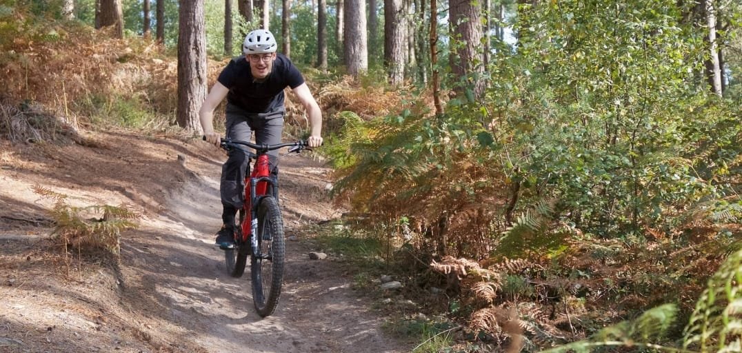 Surrey Hills MTB weekender near London. Two day trip trail riding and cross-country mountain biking