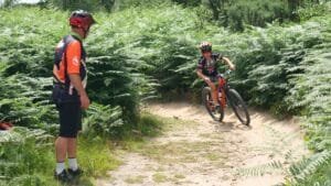 Youth coach and ride sessions on the Surrey Hills with Marmalade MTB